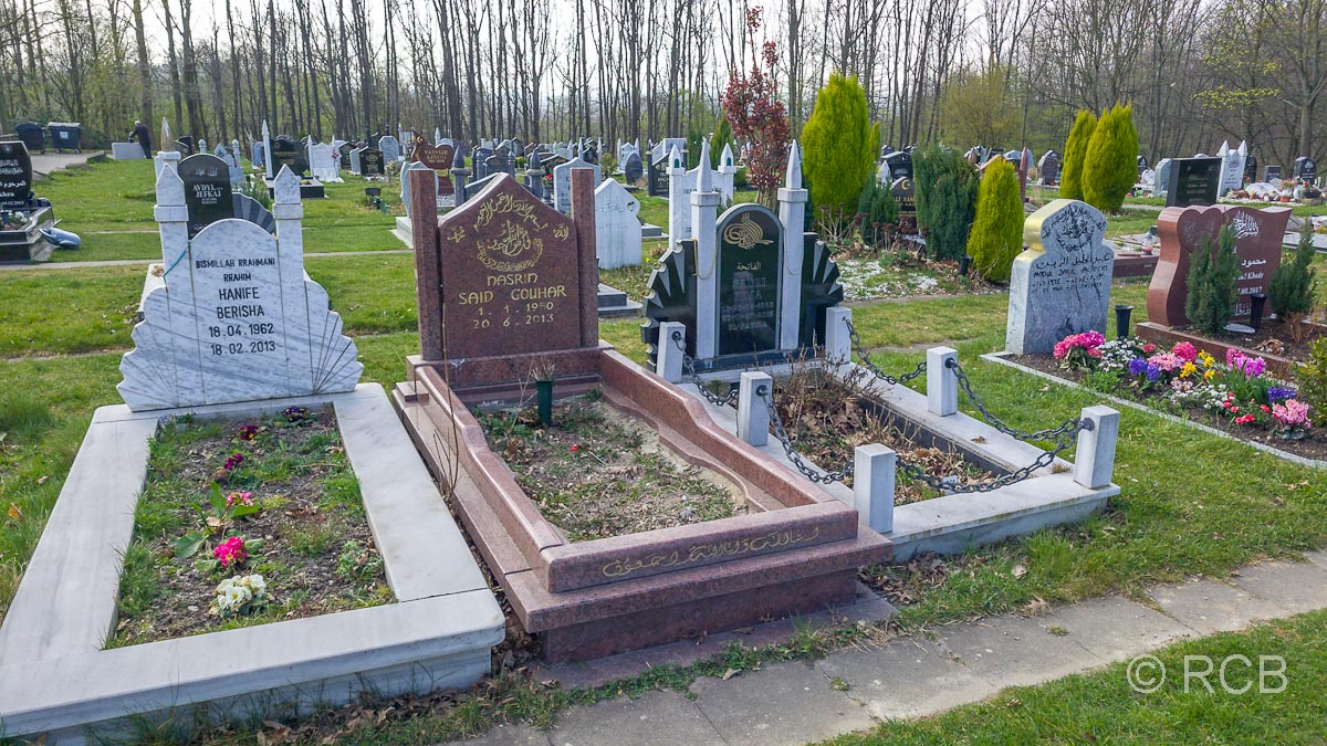 islamisches Gräberfeld auf dem Friedhof am Hallo
