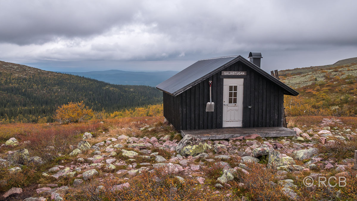 Ankunft an der Goljå-Hütte