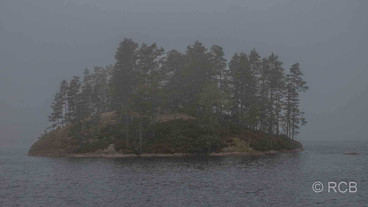 Insel im See Lelången