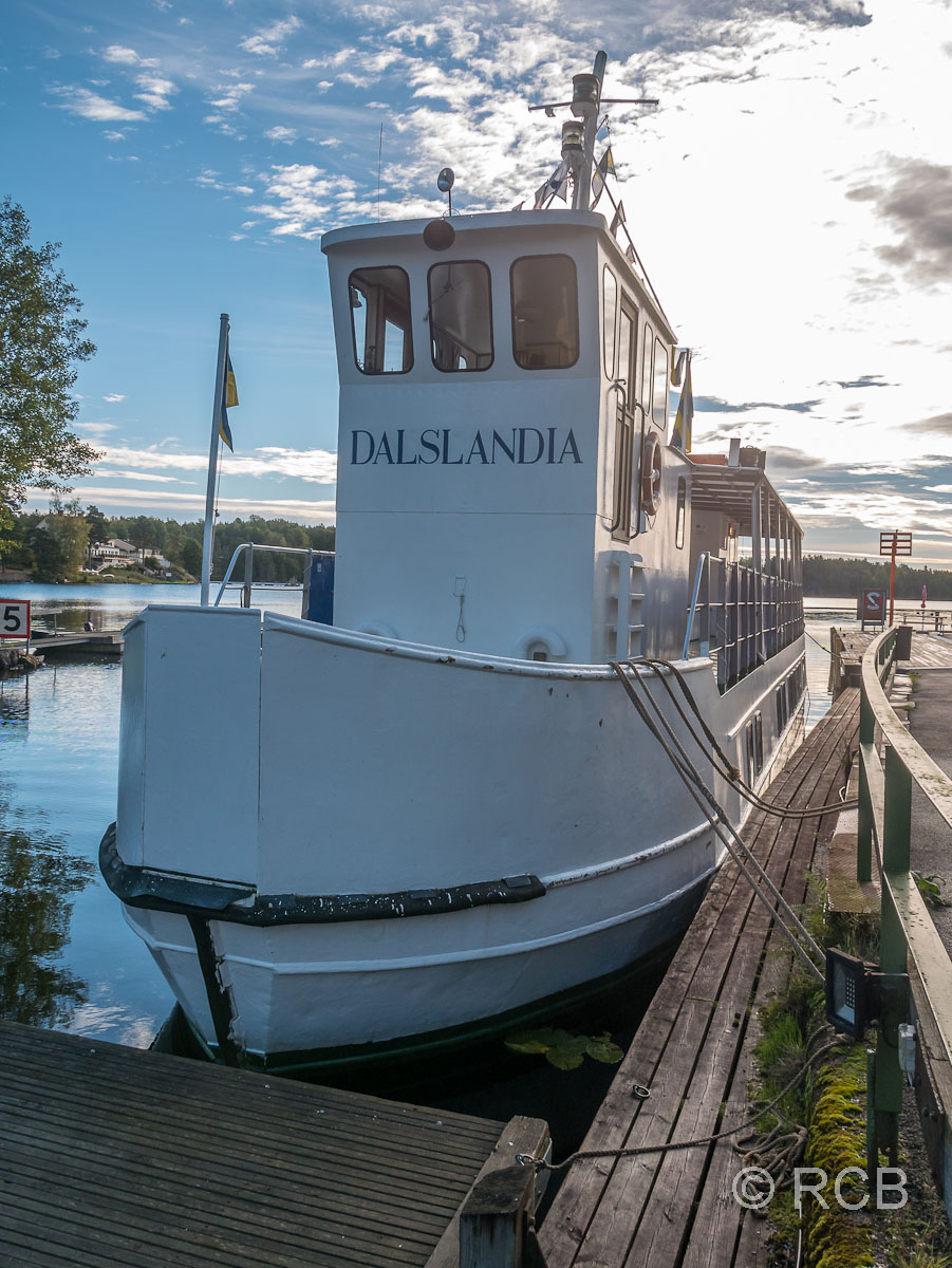 M/S Dalslandia, schmales Kanalboot für den Dalslandkanal