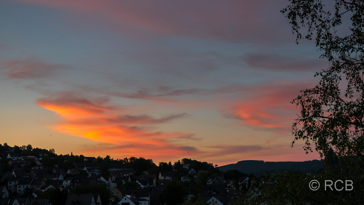 Abendrot in Betzdorf