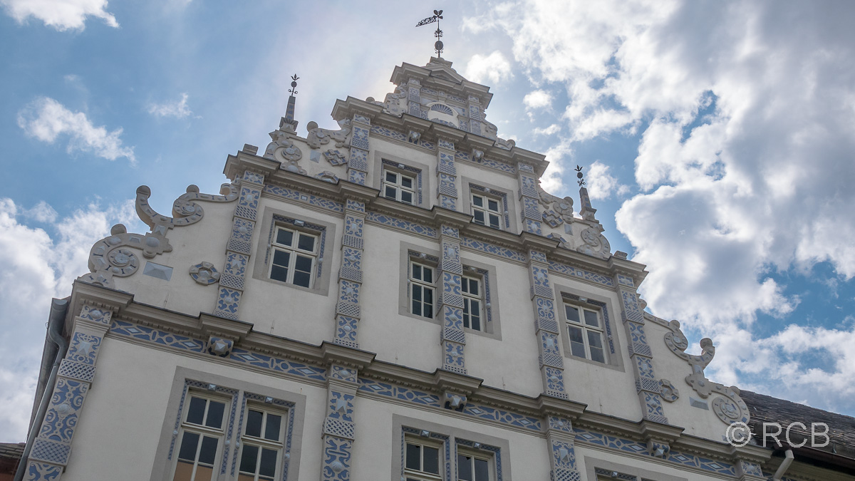 Schloss Bevern, typischer Giebel im Stil der Weserrenaissance