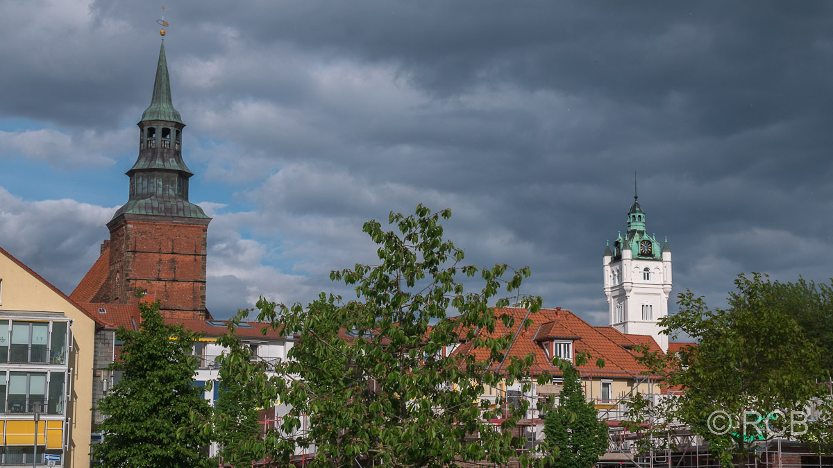 Verden, St. Johanniskirche und Rathausturm