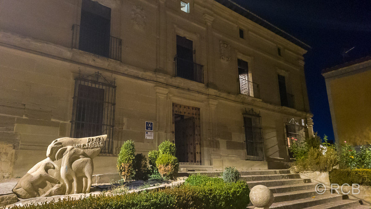 Albergue "Palacio de Sansol" bei Nacht