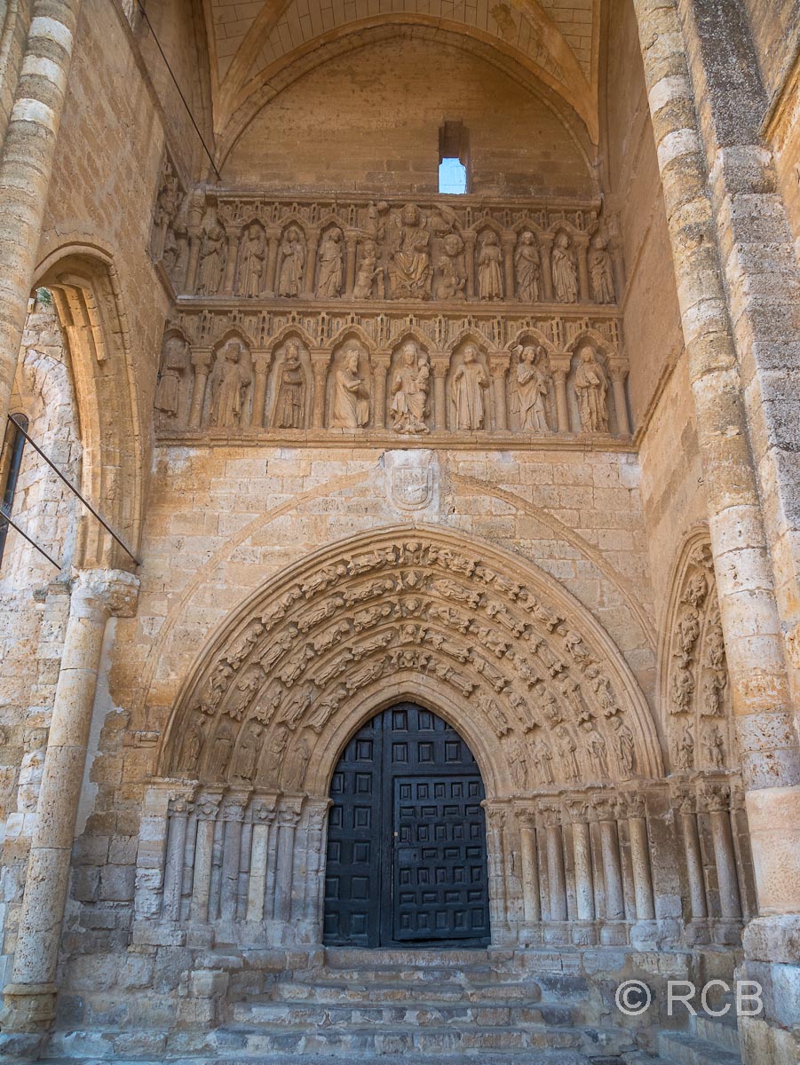 Villalcazar de Sirga, Portal der Festungskirche Santa María La Blanca
