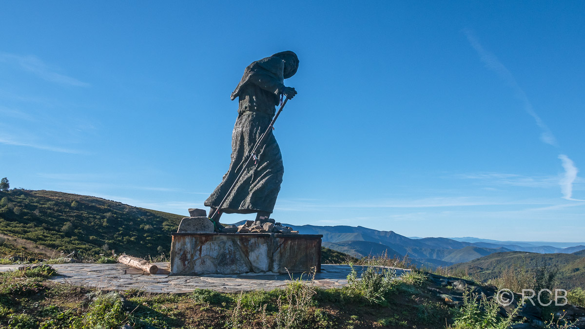 Denkmal des Pestheiligen St. Rochus am Pass Alto de San Roque