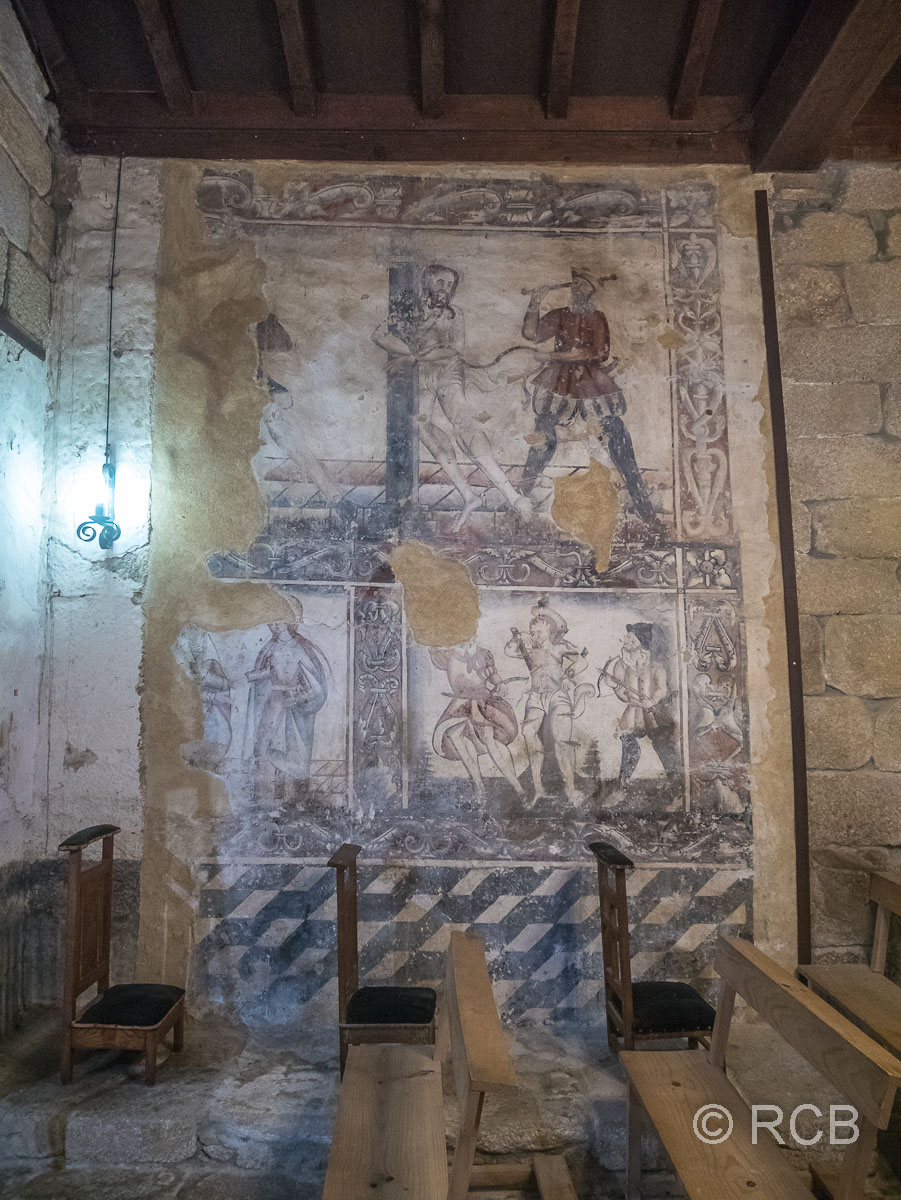 Fresken in der Kirche Santa Maria in Leboreiro