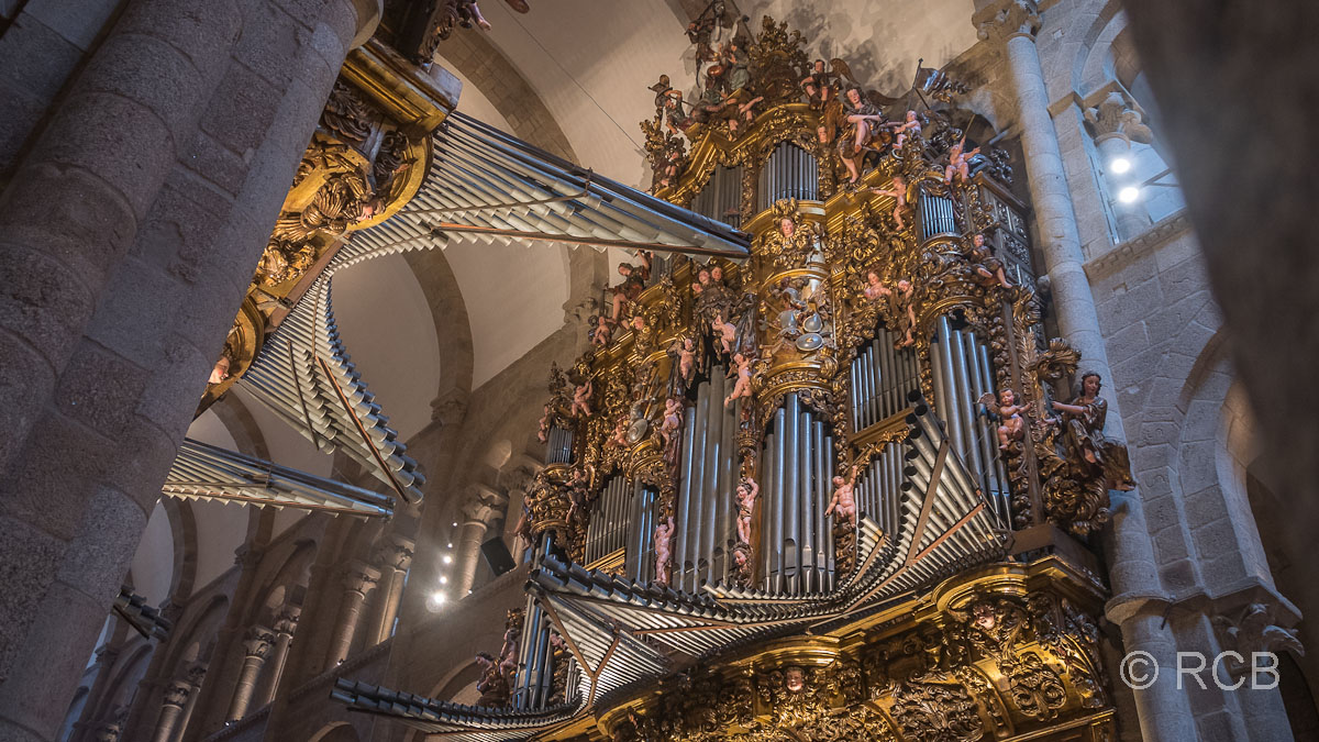 Orgelprospekt der Kathedrale von Santiago