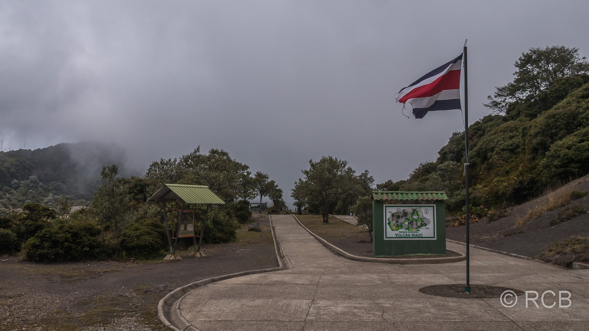 Wanderparkplatz am Vulkan Irazú