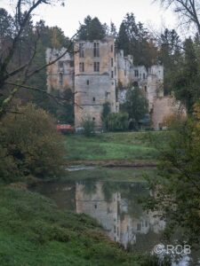 Blick auf das Schloss von Beaufort