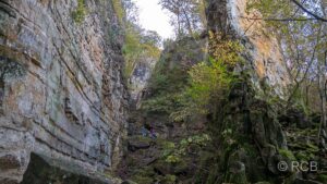 Felsschlucht "Wolfsschlucht"