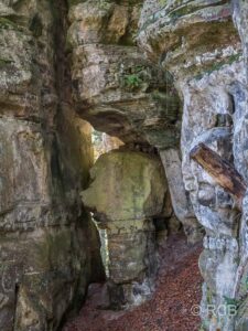 Felsen, der aussieht wie ein Gesicht