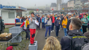 Briefing vor der Weingüterwanderung