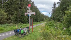 2 Räder auf den Vennbahn-Radweg hinter Roetgen