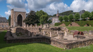 Ruinen der Abtei Stavelot