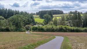 Radweg in Landschaft