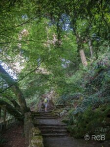 Aufstieg aus dem Tal der Pétrusse